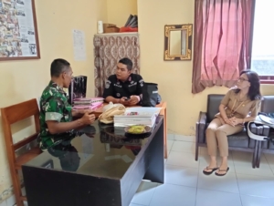 Mengawali Tugas, Danramil 1626-01/Bangli Laksanakan Silaturahmi ke Kantor Camat Bangli