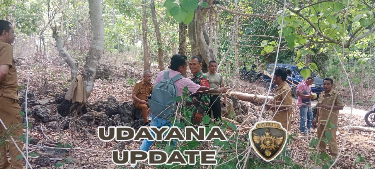 Babinsa Rote Ndao Dampingi Pengukuran Tanah Hibah untuk Koperasi Merah Putih