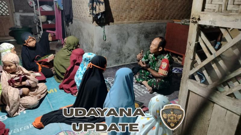 Satgas TMMD ke-126 Kodim 1606 Mataram Tanamkan Semangat Kebangsaan pada Anak Desa