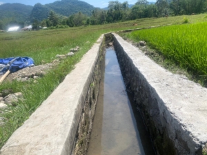 Sasaran Fisik TMMD ke-126 Kodim 1625/Ngada Rampung Bendungan dan Irigasi di Riung Barat Kembali Berfungsi