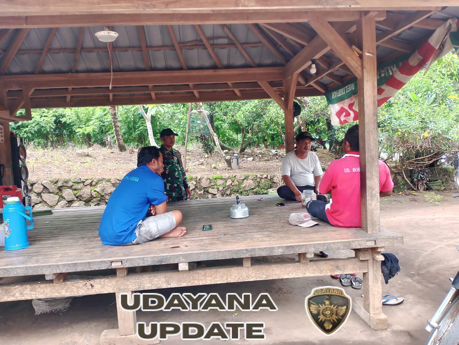 Babinsa Kadindi Atas Ajak Warga Perkuat Kerukunan dan Kebersamaan