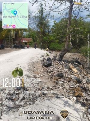 Babinsa Koramil 1627-01/Ba’a Dampingi Pengukuran Lokasi Koperasi Merah Putih di Desa Badale