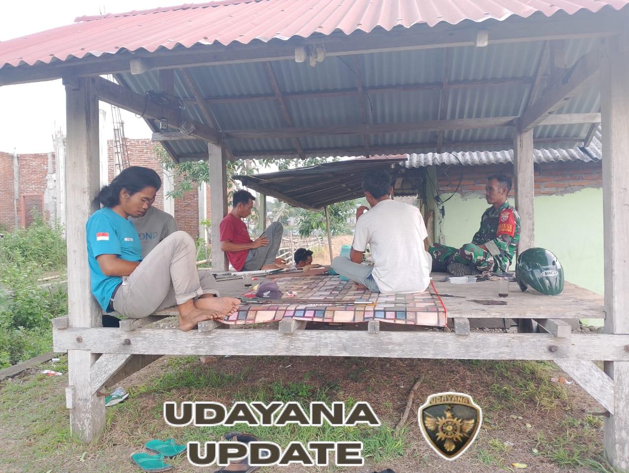 Babinsa Dorokobo Ajak Warga Pemuda Aktif Jaga Keamanan Lingkungan