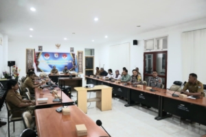 Letkol Inf Dobby Noviyanto Ikuti Zoom Meeting Rakor Inflasi yang Dipimpin Mendagri