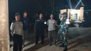 Koramil 1607-07/Lunyuk Tingkatkan Patroli Demi Ciptakan Wilayah Aman dan Kondusif