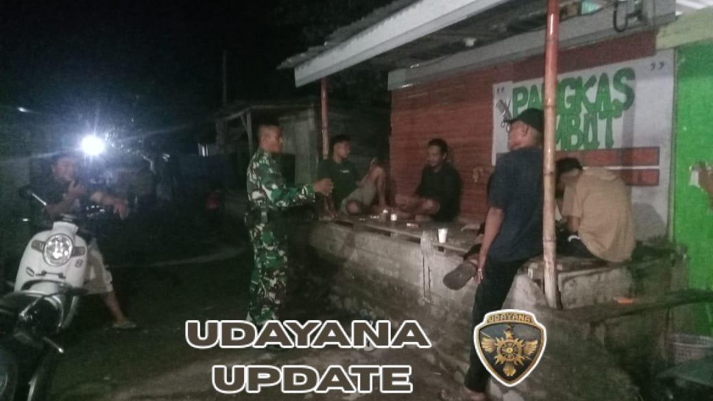 Babinsa Kandai Satu Ajak Pemuda Jaga Kekompakan dan Kamtibmas