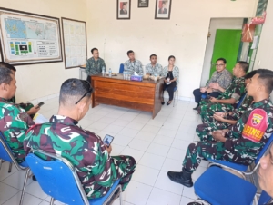 Bank Mandiri Gelar Kunjungan Silahturahmi Ke Koramil Nusa Penida