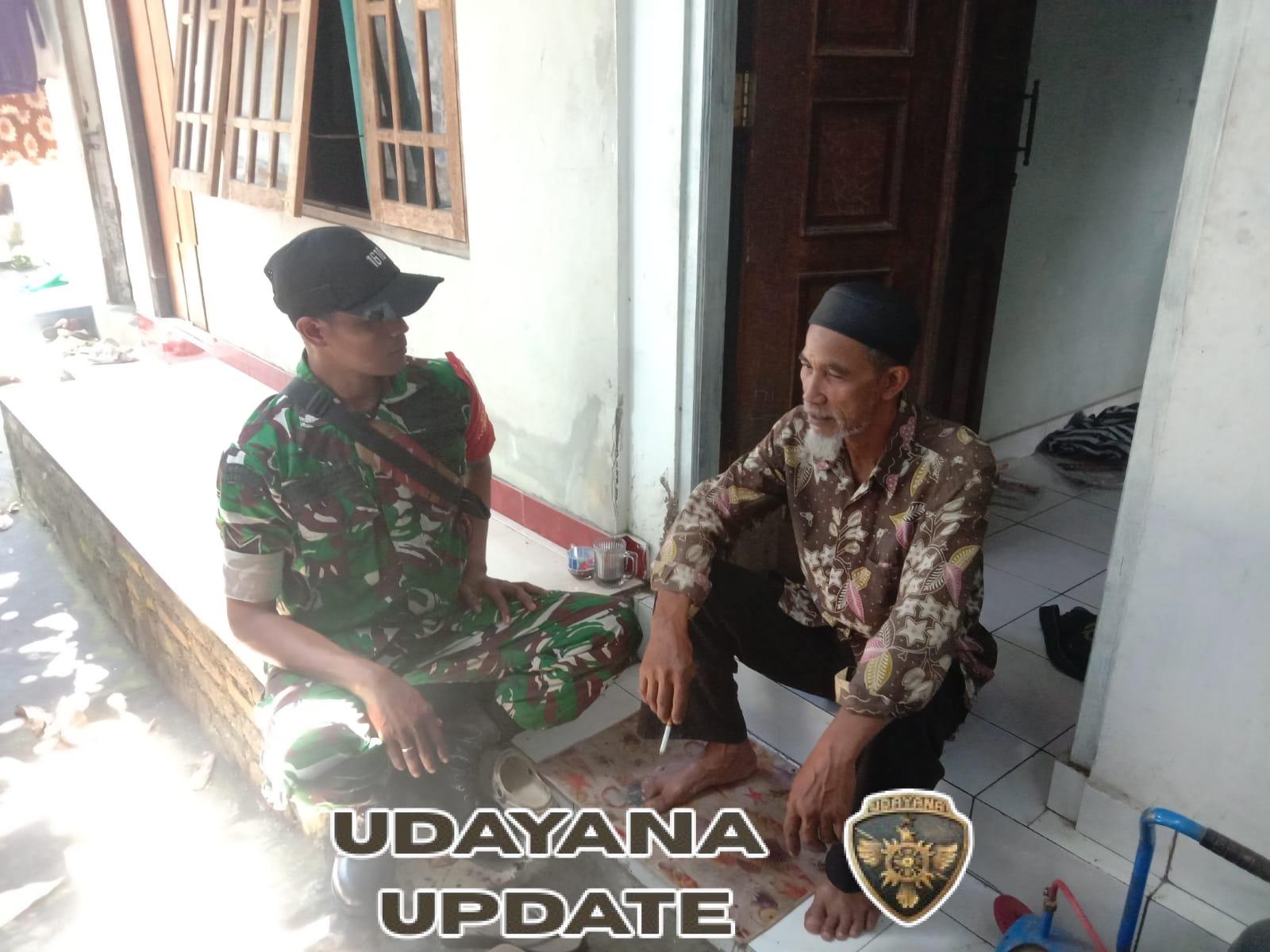 Begini Respon Cepat Babinsa Semarapura Kangin Sikapi Laporan Warga Binaan