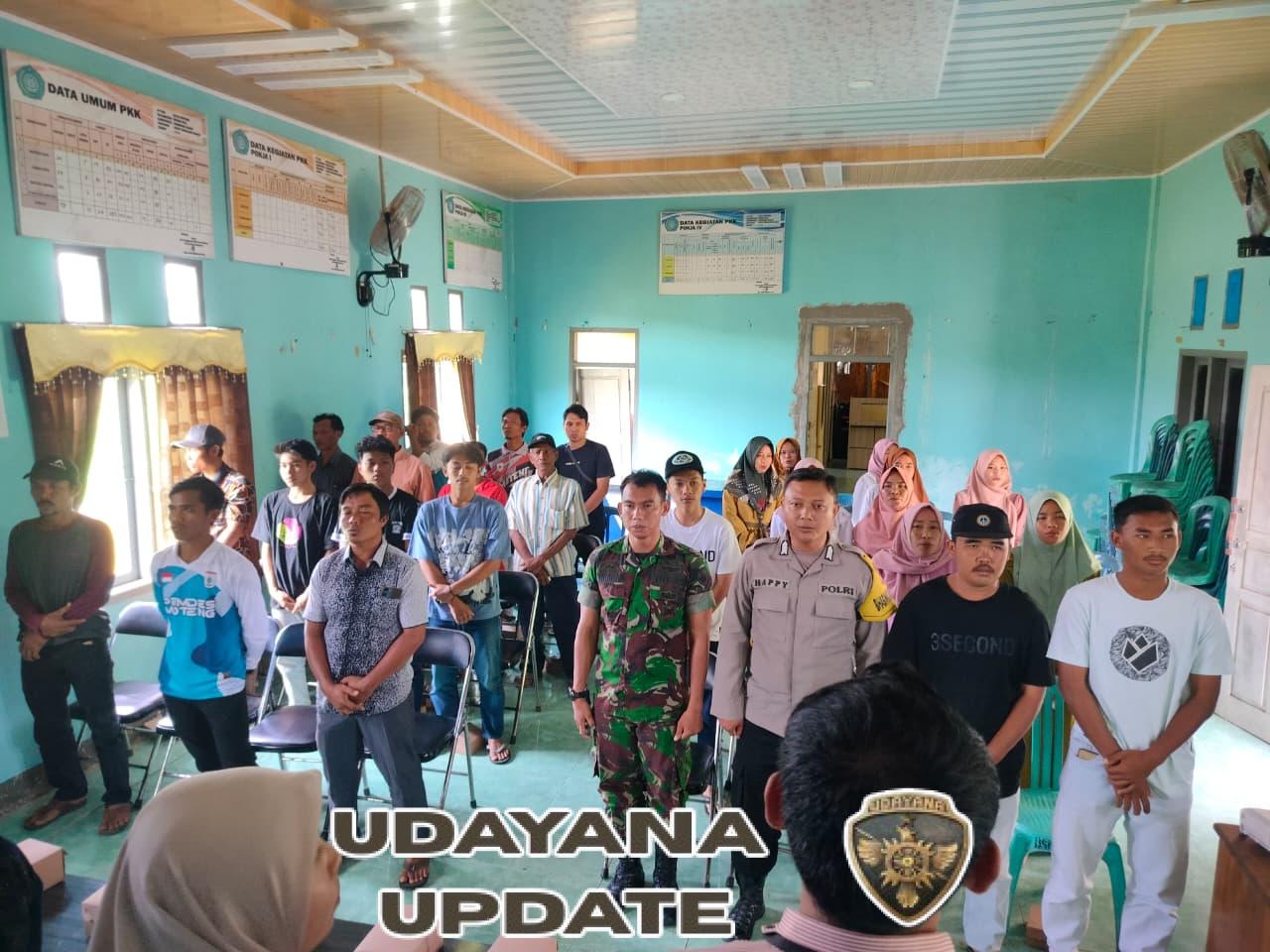 Babinsa Moteng Dukung Pencegahan Narkoba Lewat Sosialisasi di Kantor Desa