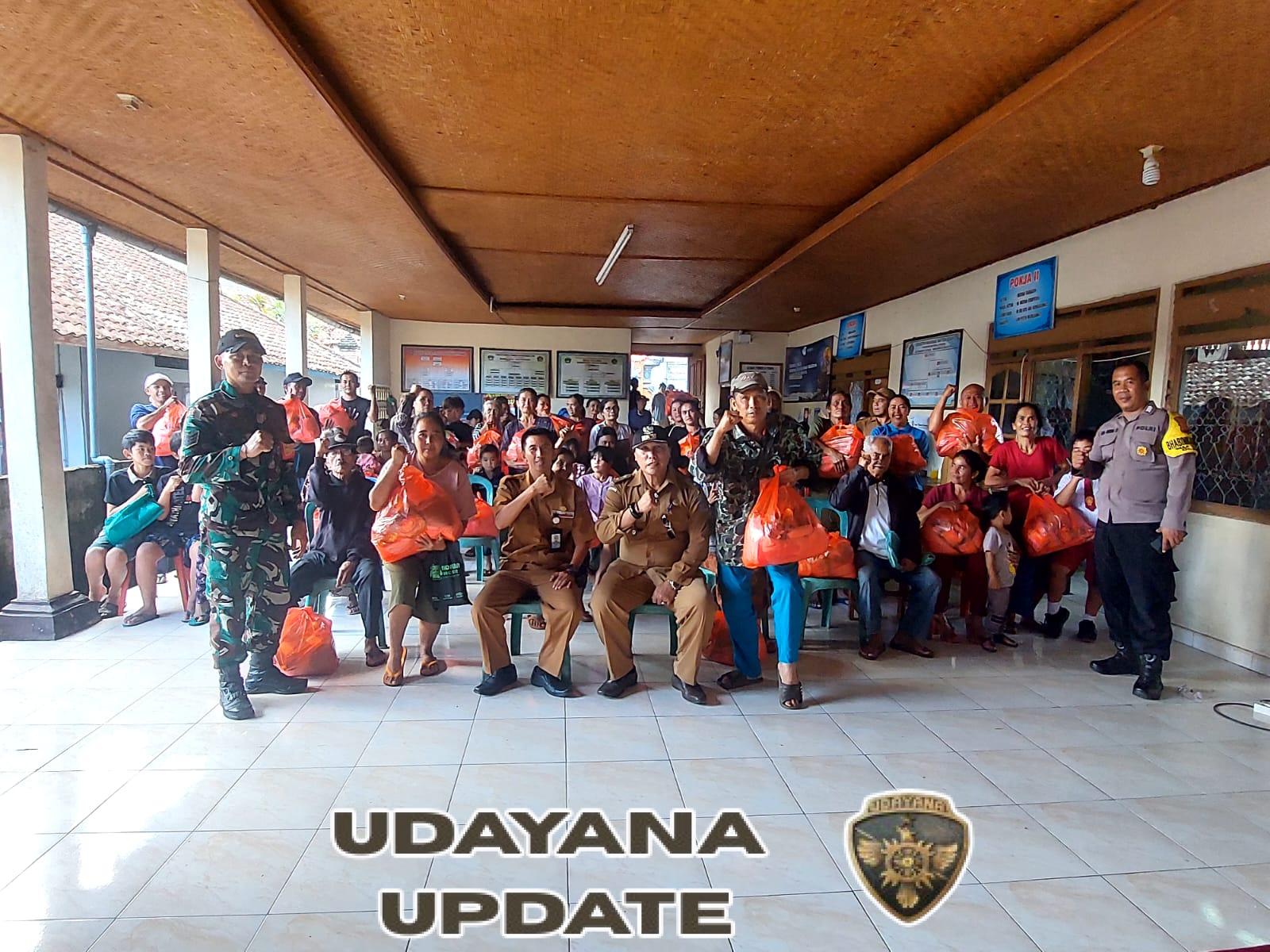 Babinsa Pedawa Hadiri Penyaluran Bantuan Sosial Dinas Sosial Buleleng