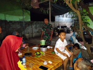 Koramil 1628-04/Poto Tano Gelar Patroli Malam Jaga Keamanan Wilayah