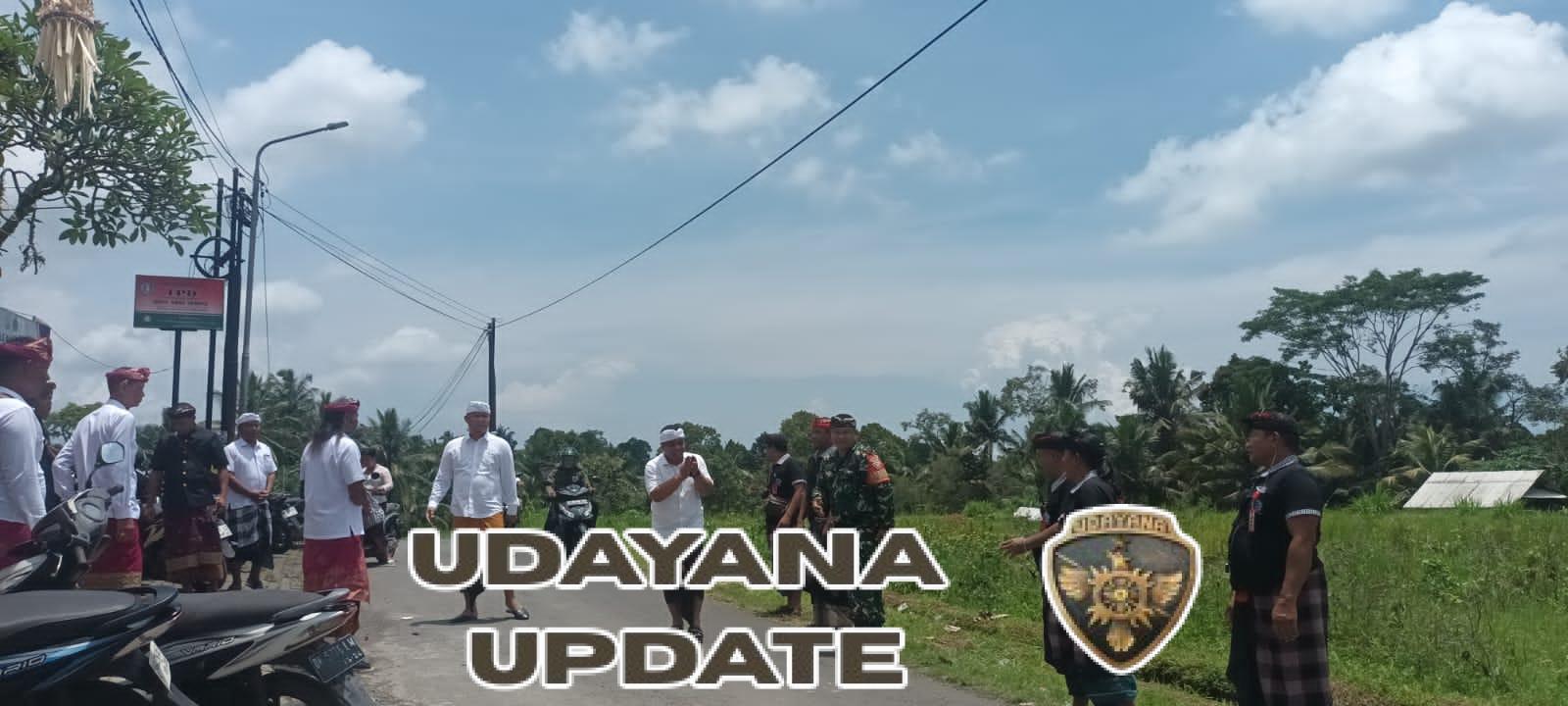 Kantor Baru, Semangat Baru, Babinsa Sumita Ikut Rayakan Pemelaspasan Kantor Desa