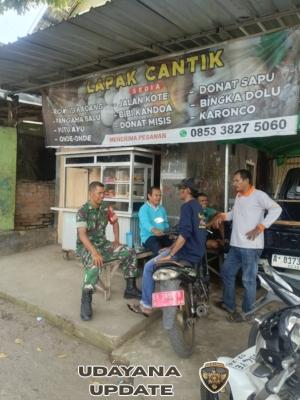 Babinsa Dorotangga Ajak Warga Hidup Rukun dan Hormati Sesama