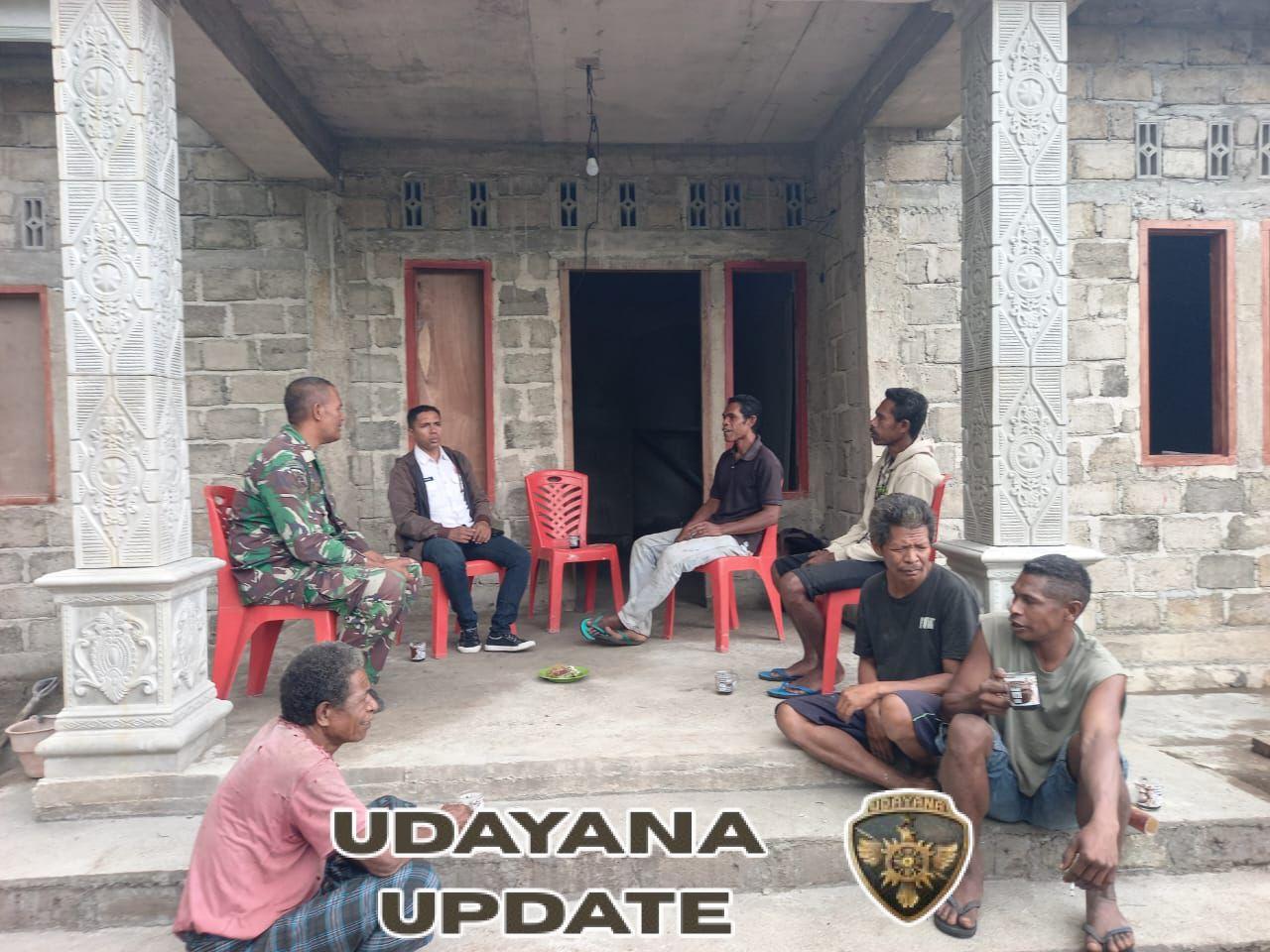 Sertu Fonseca Koordinasikan Pengelolaan Lahan Koperasi dengan Aparat Desa