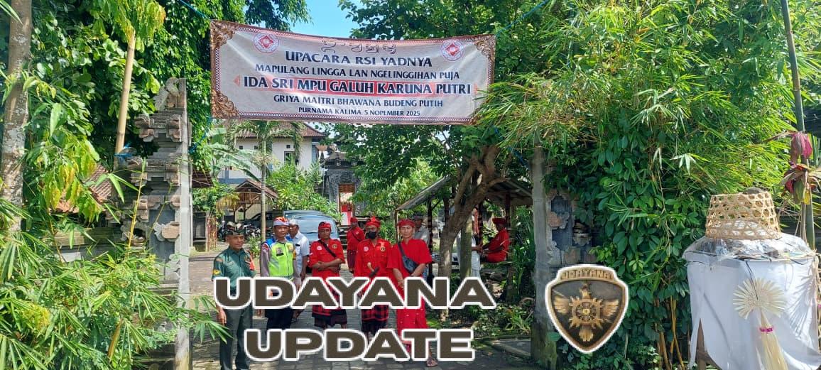 Babinsa Sangkar Agung Sertu Yumatrius Koloman Kawal Jalannya Upacara Keagamaan dengan Aman dan Khidmat