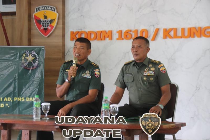 Stop Pelanggaran,  Kodim Klungkung  Terima Penyuluhan Hukum