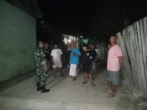 Apel Pengecekan Patroli Siskamling di Koramil Woha, Pastikan Keamanan Desa Sekitar