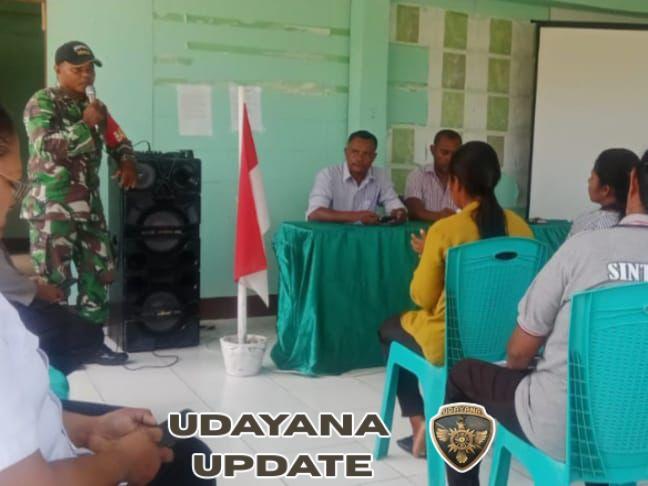 Koramil 1603-04/ kewapante Dukung Penguatan PADes Melalui Musyawarah Desa Watukobu