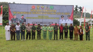 Kasi Ter Korem 161/Wira Sakti Kolonel Inf. Pedro Suarez Sarmento Pimpin Upacara Penutupan TMMD ke-126 Kodim 1625/Ngada