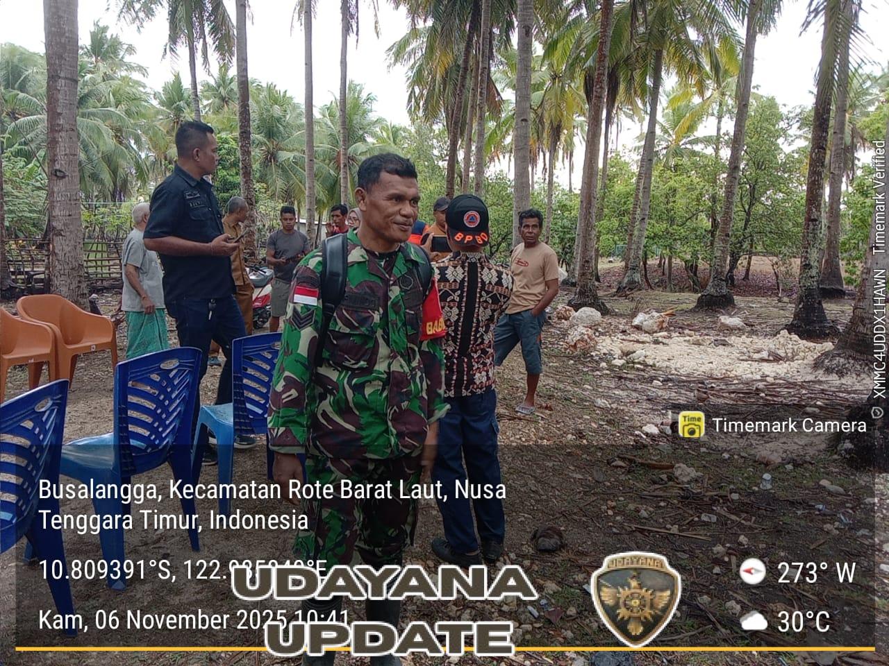 Babinsa Dampingi Pemeriksaan Sumur Bor BNPB di Desa Oebafok: Wujud Nyata Kepedulian TNI terhadap Kebutuhan Air Bersih Warga