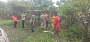 Babinsa Sanggaoen Dampingi Pemeriksaan Sumur Bor Bantuan TNI–BNPB: Pastikan Air Bersih Lancar untuk Warga