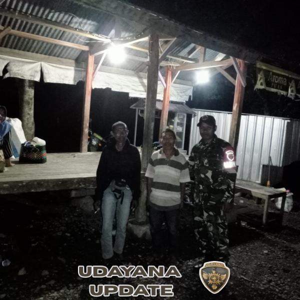 Koramil Ropang Tingkatkan Keamanan Wilayah Melalui Patroli Malam Terpadu