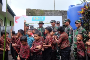 Pompa Hidram TMMD ke-126 Jadi Solusi Air Bersih bagi 800 Jiwa di Perbukitan Lombok Barat