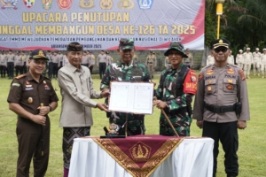 Danrem 163/Wira Satya Tutup TMMD ke-126 di Badung: Bukti Nyata Sinergi TNI dan Rakyat Bangun Negeri