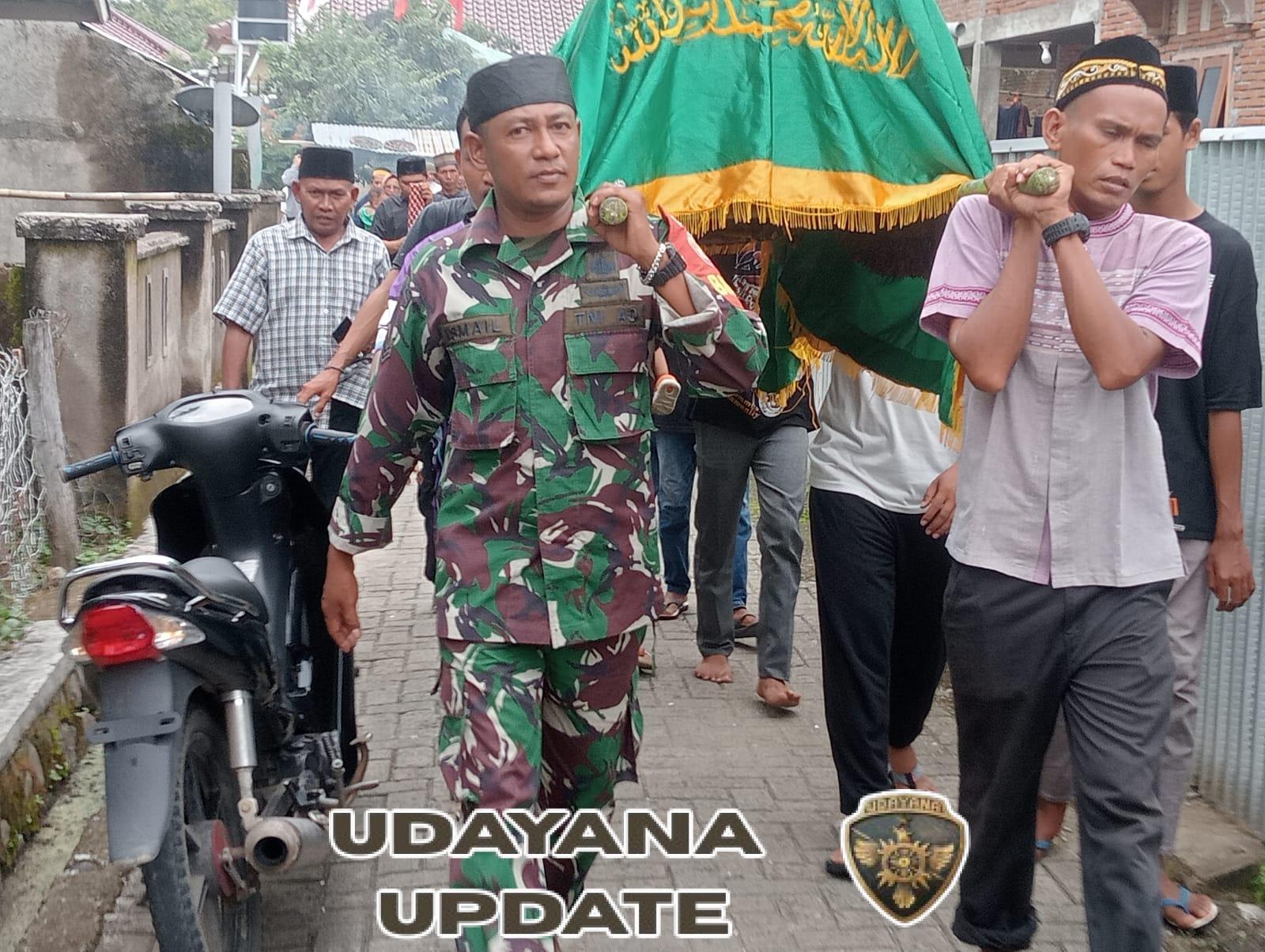 Babinsa Beru Hadiri Pemakaman Warga Binaan, Wujud Kepedulian TNI terhadap Masyarakat