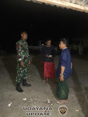Koptu I. Putu Angrayasa Terus Dekat dengan Warga, Gelar Patroli Malam Jaga Kamtibmas di Poto Tano