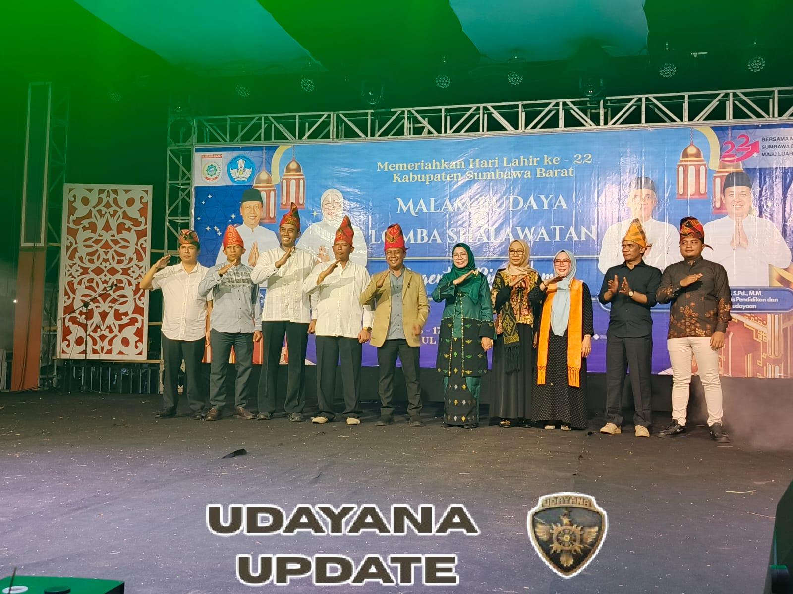 Dandim 1628/KSB Hadiri Pembukaan Malam Budaya dan Lomba Shalawatan Harla ke-22 KSB, Wujud Sinergi TNI Bersama Pemerintah dan Masyarakat
