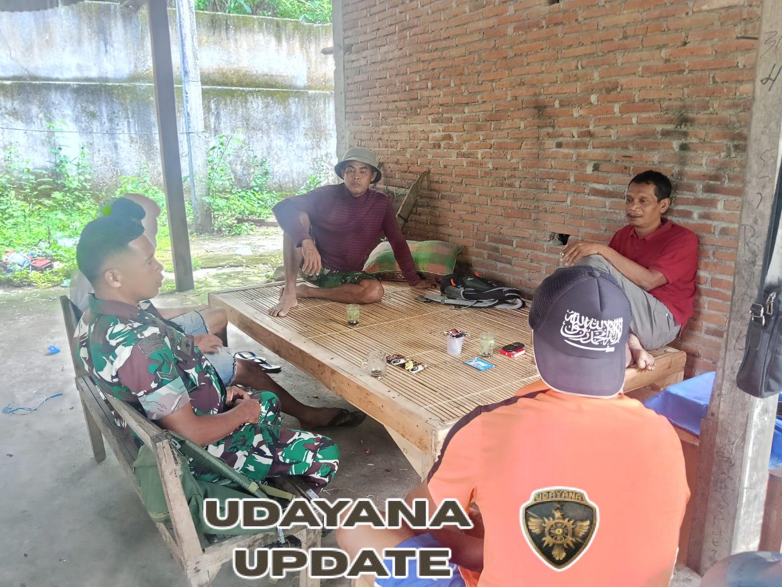 Babinsa Desa Dasan Anyar Serda Yakub Gelar Patroli dan Komsos Jaga Kondusivitas Wilayah