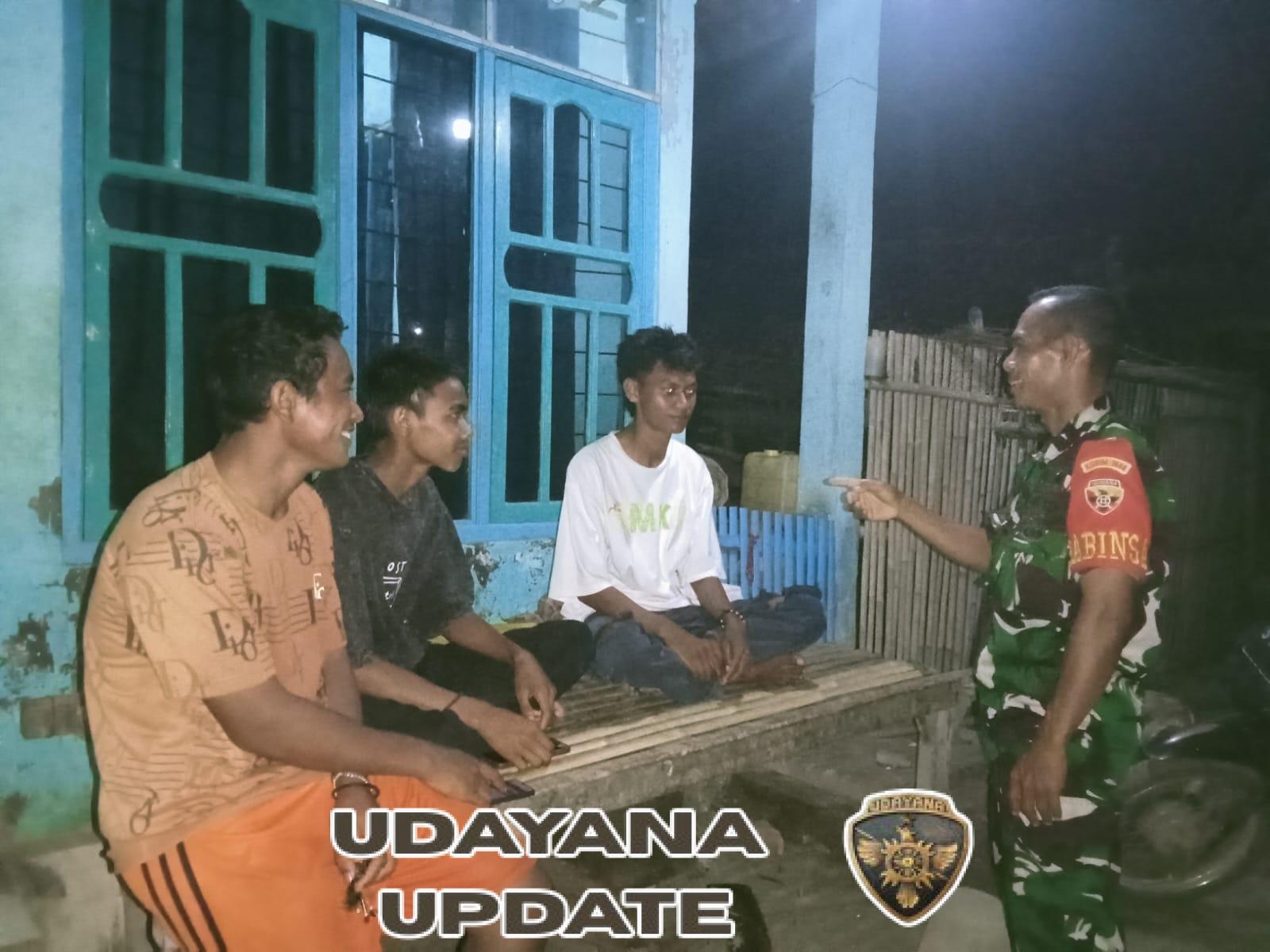 Babinsa Koramil Bolo Gelar Ronda Malam Tingkatkan Keamanan Lingkungan