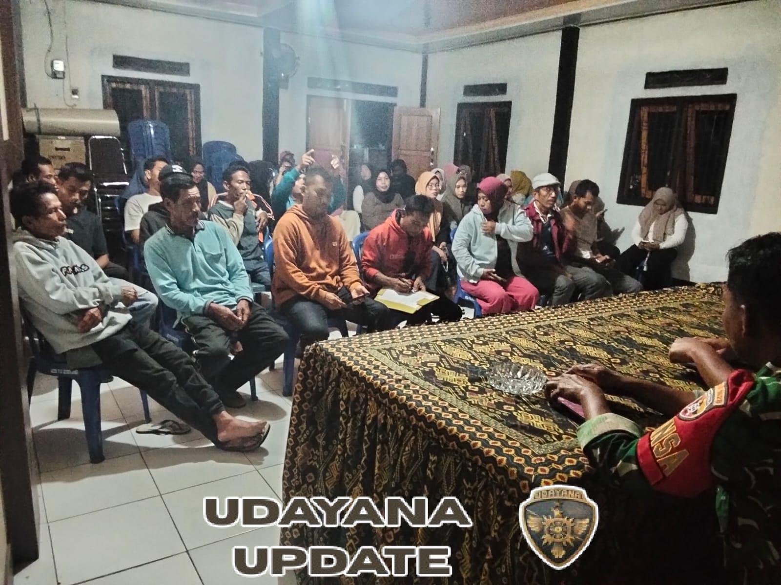 Babinsa Hadiri Rapat Pembentukan Panitia Harlah Desa Sapugara Bree 2025