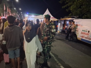 Babinsa Koramil 1628-01/Taliwang Laksanakan Patroli Malam Jaga Kondusifitas Wilayah