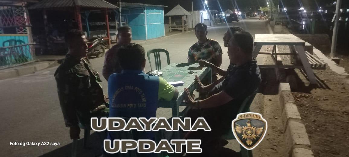 Sertu Wiliadi, Babinsa Koramil 1628-04/Poto Tano yang Aktif Jaga Keamanan Lewat Patroli Malam