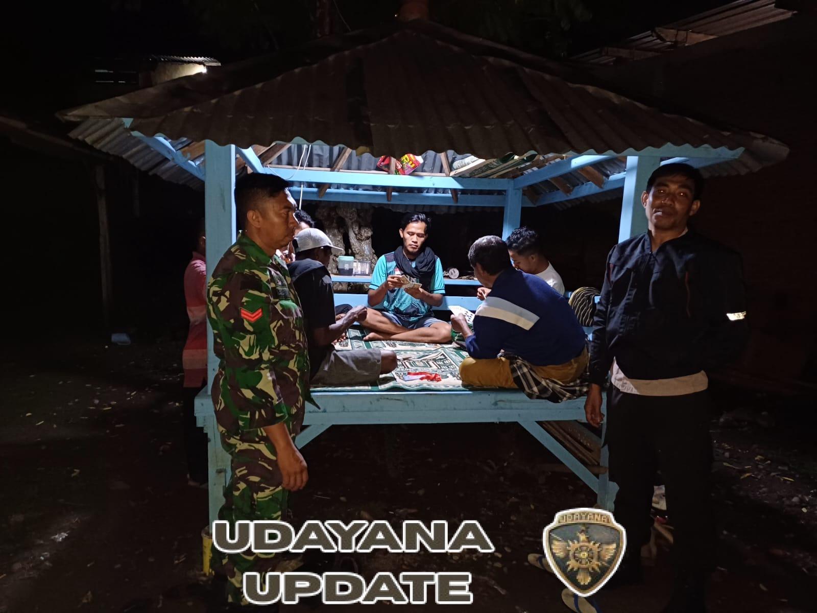 Babinsa Potu Ajak Warga dan Pemuda Perkuat Keamanan Lewat Ronda Malam