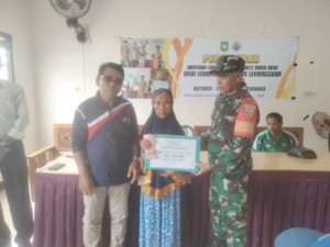 Sinergi Babinsa dan Pemdes Ledang Wujudkan Penyaluran BLT yang Tertib dan Kondusif