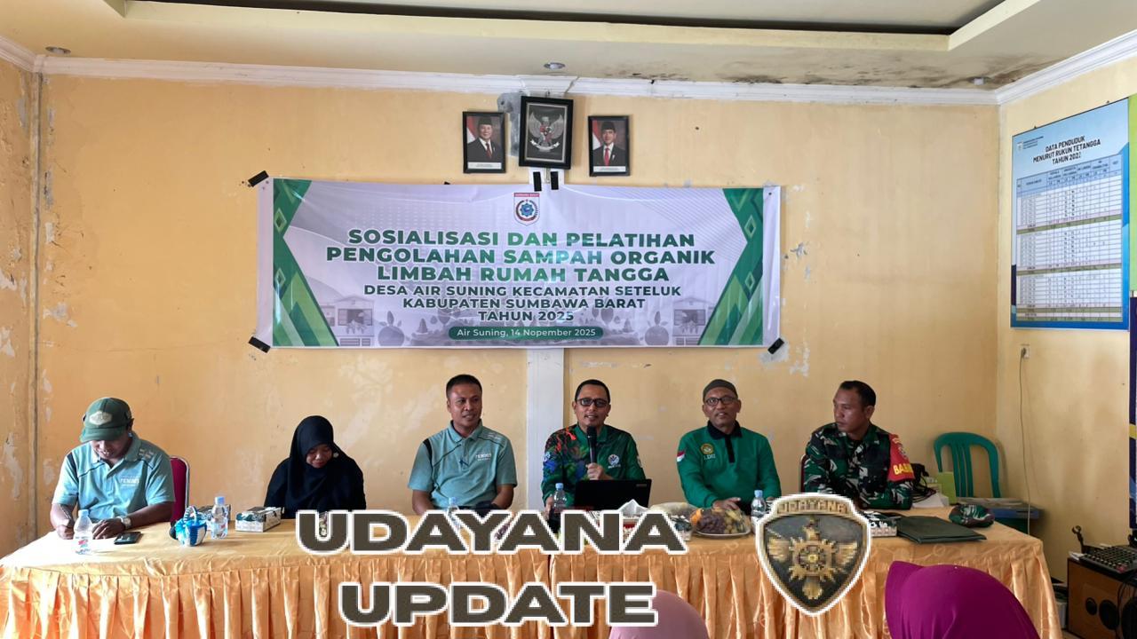 Babinsa Desa Air Suning Sertu Ruslin Dukung Pelatihan Pengelolaan Sampah Organik bagi Warga Desa