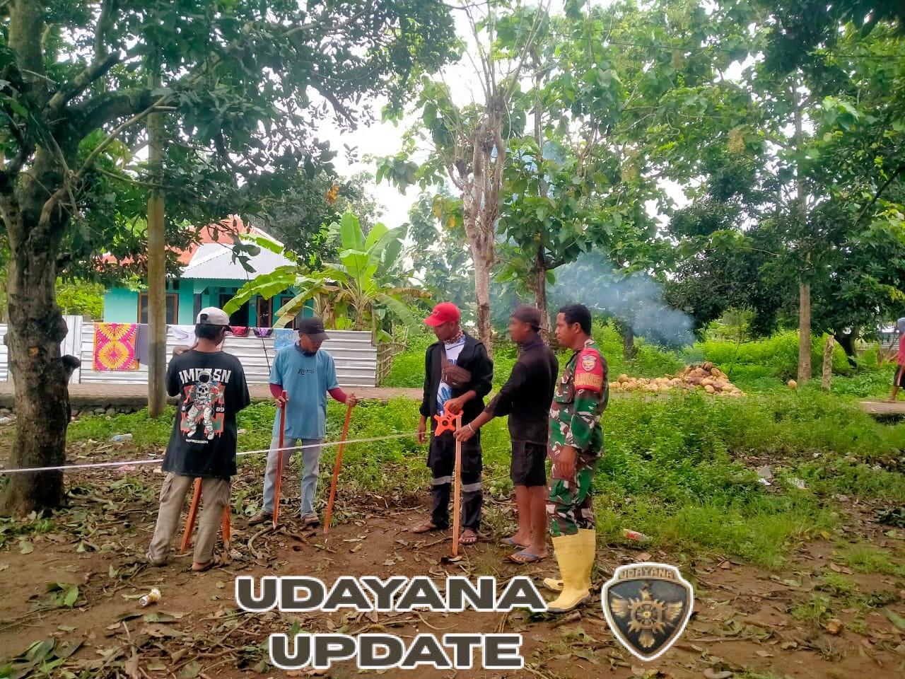 Babinsa Desa Dasan Anyar Kawal Pembangunan Koperasi Merah Putih demi Tingkatkan Ekonomi Warga