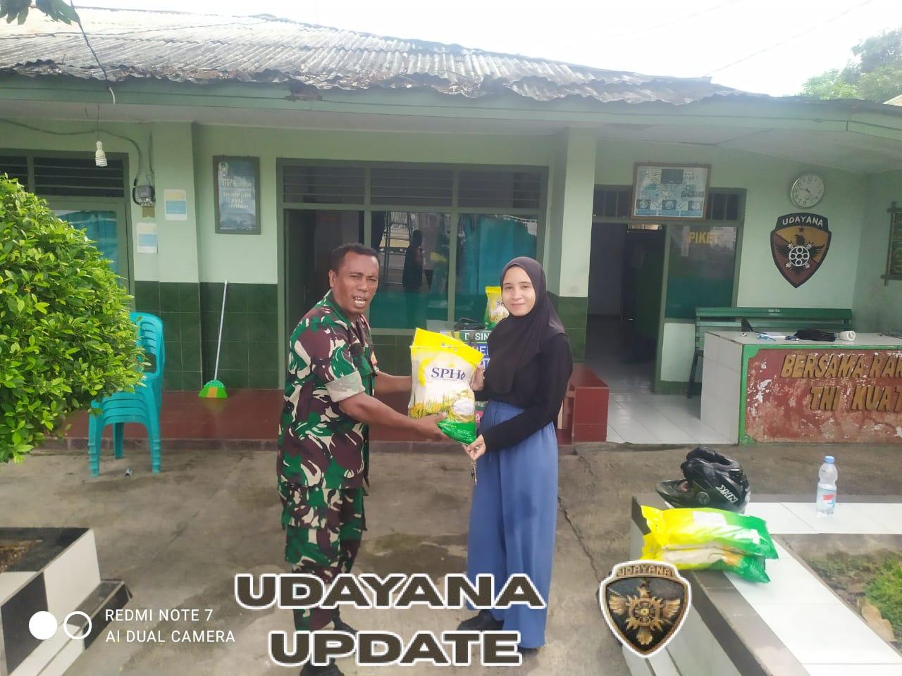 Sinergi TNI dan Pemda, Koramil Alas Sukses Salurkan Beras SPHP untuk Warga