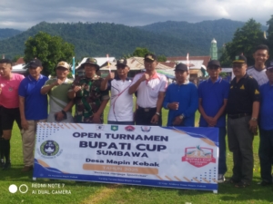 Turnamen Bupati Cup I 2025 Dimulai, Danramil Alas Ajak Pemuda Junjung Sportivitas