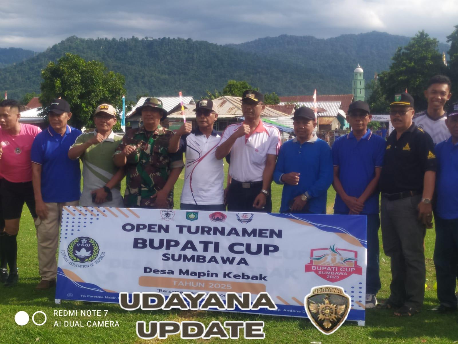 Turnamen Bupati Cup I 2025 Dimulai, Danramil Alas Ajak Pemuda Junjung Sportivitas