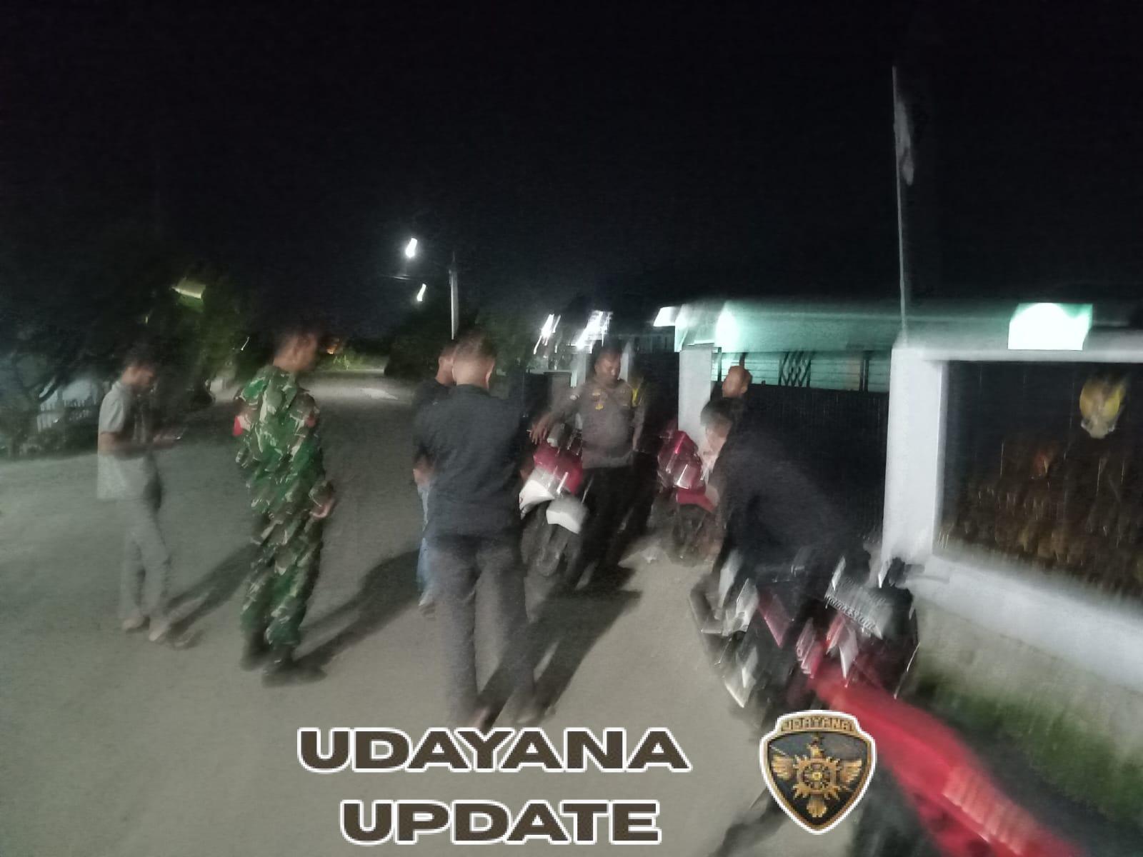 TNI Koramil 1628-01/Taliwang Gelar Patroli Malam dan Siapkan Agenda Pembinaan Wilayah