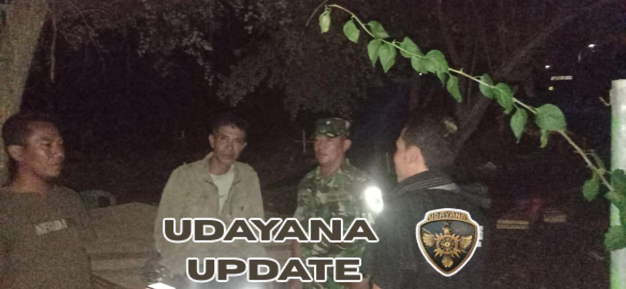 Koramil 1628-05/Jereweh Tingkatkan Keamanan Wilayah Lewat Patroli Malam.