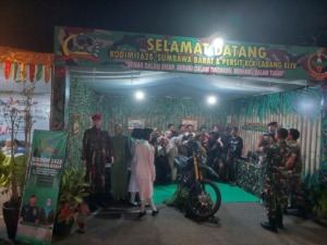 Kodim 1628/Sumbawa Barat Dukung Kegiatan Malam Budaya & Lomba Shalawatan Hari Ke-9 dalam Rangka Harlah Ke-22 Kabupaten Sumbawa Barat