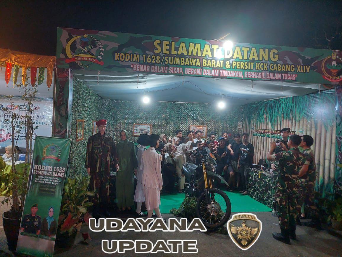Kodim 1628/Sumbawa Barat Dukung Kegiatan Malam Budaya & Lomba Shalawatan Hari Ke-9 dalam Rangka Harlah Ke-22 Kabupaten Sumbawa Barat