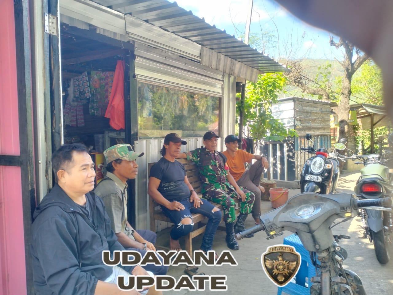 Babinsa Dompu Himbau Warga Madaprama Waspada Tanah Longsor