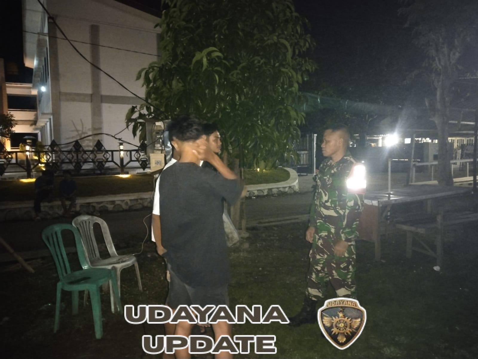 Babinsa Krijawa dan Karang Taruna Gelar Ronda Malam di Lingkungan Sigi