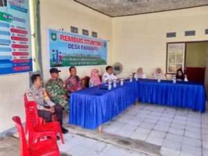 Desa Pamanto Gelar Rembug Stunting 2025, Babinsa Tegaskan Komitmen Bersama